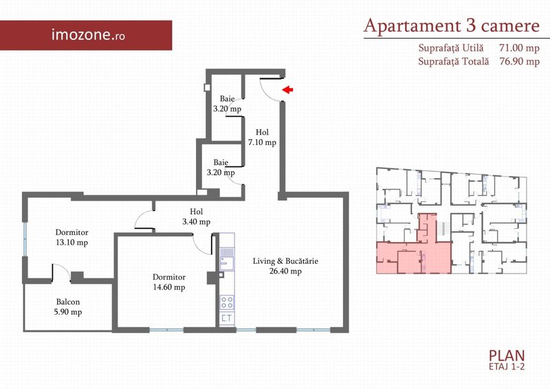 Militari, langa metrou, apartament 3 camere, 75 mp in liber, nou, comision 0%.